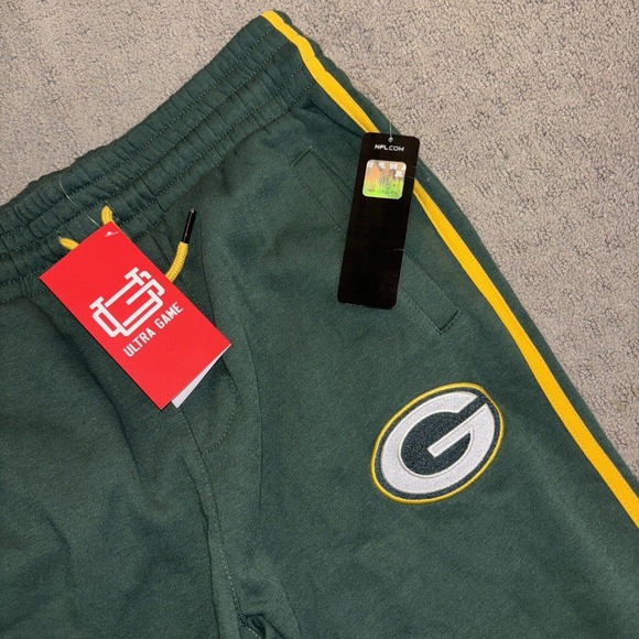 NEW Green Bay Packers Green NFL Team Apparel Tie Jogger Sweat Pants Womens M - Picture 3 of 5